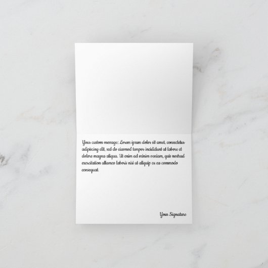 Niedliche Weihnachts-Cartoon-Karte Karte (Innenseite)