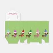 Niedliche Weihnachts-Hirschbegüterbox Geschenkschachtel (Ungefaltet)