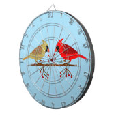 Niedliche Weihnachts-Kardinäle und Rote Berer Dartscheibe (Vorderseite rechts)