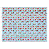 Niedliche Weihnachts-Kardinäle und Rote Berer Gemu Tischdecke (Vorderseite (Horizontal))