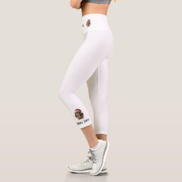 Niedliche Weihnachts-Kiwi, Brauch Capri Leggings