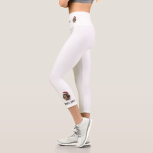 Niedliche Weihnachts-Kiwi, Brauch Capri Leggings