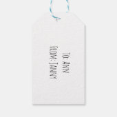 Niedliche Weihnachts-Kiwi, Brauch Geschenkanhänger (Rückseite)