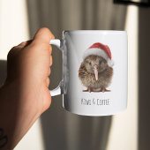 Niedliche Weihnachts-Kiwi, Brauch Kaffeetasse