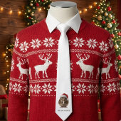 Niedliche Weihnachts-Kiwi, Brauch Krawatte