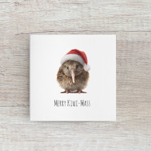 Niedliche Weihnachts-Kiwi, Brauch Leinwanddruck