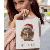 Niedliche Weihnachts-Kiwi, Brauch Mittlere Geschenktüte