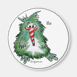 Niedliche Weihnachts-Kiwi Cartoon Magnet