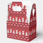 Niedliche Weihnachts-Kuh-Favor Geschenkschachtel (Geöffnet)