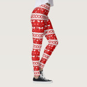 Niedliche Weihnachts-Mitten und Strumpf Leggings (Rechts)