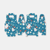 Niedliche Weihnachts-Muster Gable-Favor-Box Geschenkschachtel (Ungefaltet)