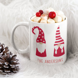 Niedliche Weihnachts-Rote Nomaden Personalisiert Kaffeetasse