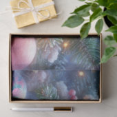 Niedliche Weihnachts-Teacup-Maus und Teddy-Bär-Dek Seidenpapier (Geschenk)