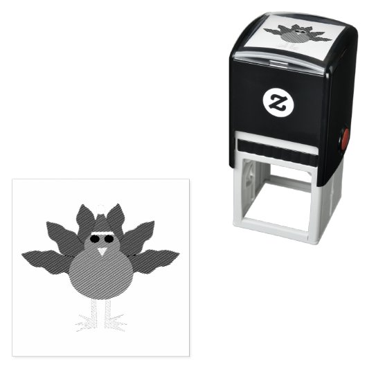 Niedliche Weihnachts-Türkei-Briefmarke Permastempel (Beispiel)