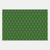 Niedliche Weihnachts-Türkei Geschenkpapier Set (Vorderseite 3)