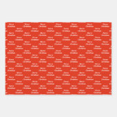 Niedliche Weihnachts-Türkei Geschenkpapier Set (Vorderseite 2)