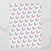 Niedliche Weihnachts-Watercolor-Script-Cookies Coc Folieneinladung (Rückseite)