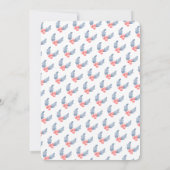 Niedliche Weihnachts-Watercolor-Script-Cookies Kak Einladung (Rückseite)