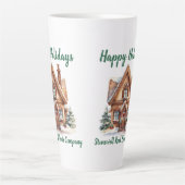 Niedliche Weihnachts-Zuhause Personalisiert Realto Milchtasse (Vorderseite)