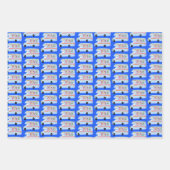 Niedliche Weihnachtsanhänger RV Campingplatz Tolle Geschenkpapier Set (Vorderseite 2)