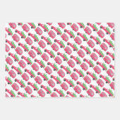 Niedliche Weihnachtsanhänger RVs Camping-Reise-Url Geschenkpapier Set (Vorderseite 2)