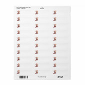 Niedliche Weihnachtsanschrift (Vorne)