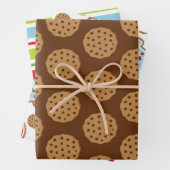 Niedliche Weihnachtsbackpapier-Blätter Geschenkpapier Set (Beispiel)