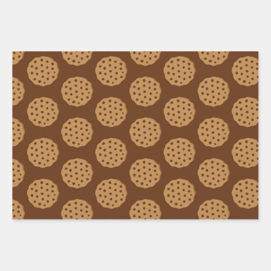 Niedliche Weihnachtsbackpapier-Blätter Geschenkpapier Set (Vorderseite)