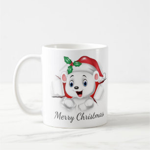 Niedliche WeihnachtsbärÜberraschung Kaffeetasse