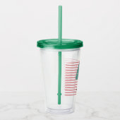 Niedliche Weihnachtsbaum-Cookies, benutzerdefinier Acryltrinkbecher (Rechts)