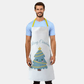 Niedliche Weihnachtsbaum-Schürze Schürze (Getragen)