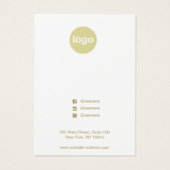 Niedliche Weihnachtsbaumausweis (Rückseite)