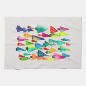 Niedliche Weihnachtsbäume Geschirrtuch (Horizontal)