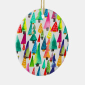 Niedliche Weihnachtsbäume Keramik Ornament (Rechts)