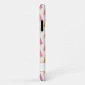 Niedliche Weihnachtsbäume Rosa Muster Name Case-Mate iPhone Hülle (Hinten/Rechts)