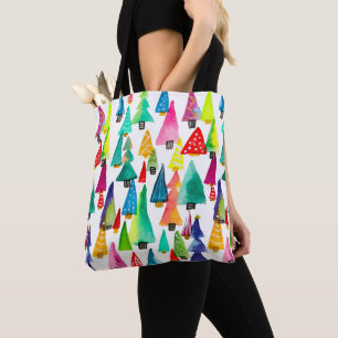 Niedliche Weihnachtsbäume Tasche