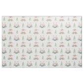 Niedliche Weihnachtsbaumen Waldbären & Hirsche Stoff (Fat Quarter (45,7 x 55,9 cm))