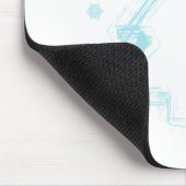 Niedliche Weihnachtsbaumform Mousepad (Ecke)