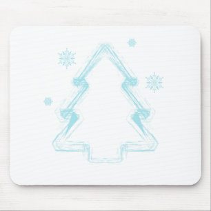 Niedliche Weihnachtsbaumform Mousepad