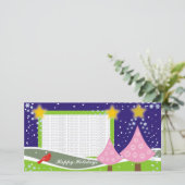 Niedliche Weihnachtsbaumkarten Feiertagskarte (Stehend Vorderseite)