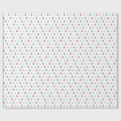 Niedliche Weihnachtsbaummuster Geschenkpapier (Flach)