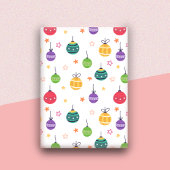 Niedliche Weihnachtsbaummuster Geschenkpapier