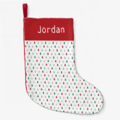 Niedliche Weihnachtsbaummuster Kleiner Weihnachtsstrumpf (Vorderseite)