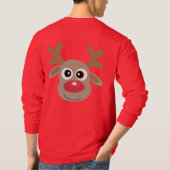 Niedliche Weihnachtsbaumneuheit Ugly Red T-Shirt (Rückseite)
