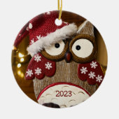 Niedliche Weihnachtsbaumschmuck Keramik Keramik Ornament (Vorne)