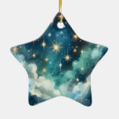 Niedliche Weihnachtsbaumschmuck Keramik Ornament (Hinten)