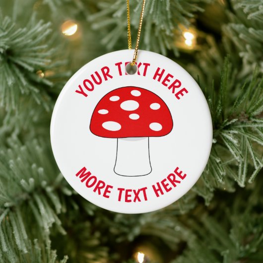 Niedliche Weihnachtsbaumschmuck mit  Rot Keramik Ornament (Baum)