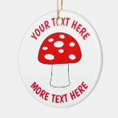 Niedliche Weihnachtsbaumschmuck mit  Rot Keramik Ornament (Links)