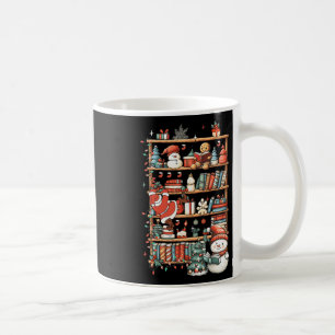 Niedliche Weihnachtsbibliothek - Bücher lesen Ging Kaffeetasse