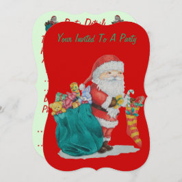 Niedliche Weihnachtsbilder Einladung